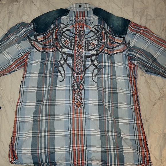 Roar Signature Embroidered Plaid Shirt - Picture 2 of 4
